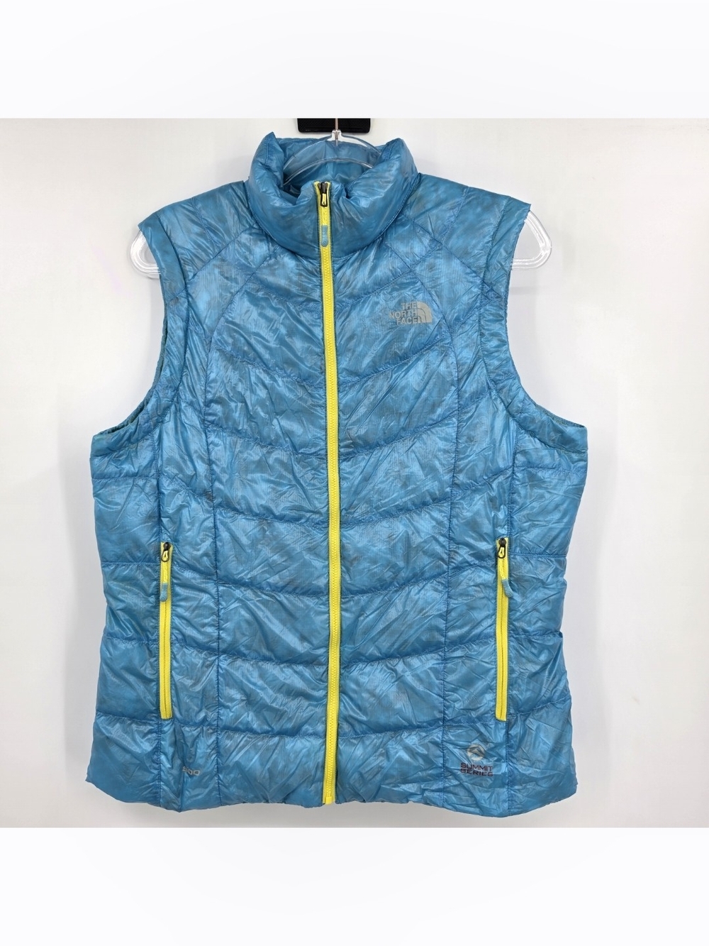 The North Face Summit Series 900 Fill Down Vest Womens Size Large Turquoise